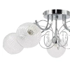 Przysufitowa lampa jadalniana 8964/5 8C szklane kule chrom