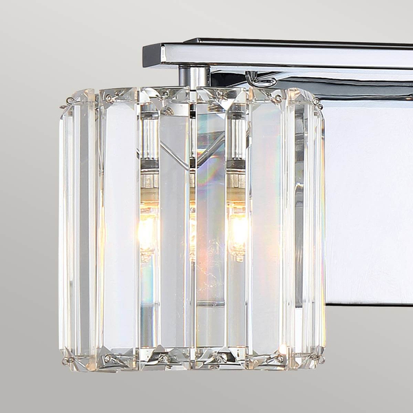 Łazienkowa lampa ścienna Divine QZ-DIVINE2-PC-BATH glamour IP44 chrom