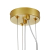 Metalowa lampa zwisowa Susso ST-8713P-S Step do salonu złota