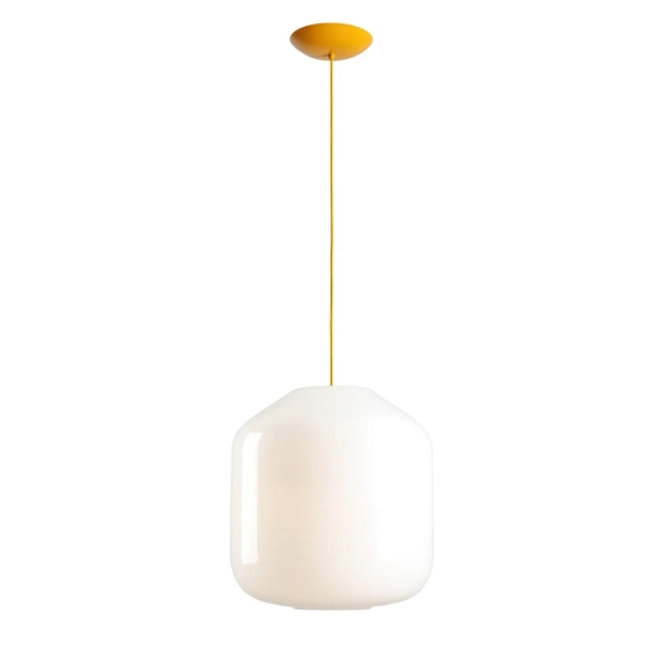 Wisząca lampa żółta FLASK szklana 3xE27 salonowa dekoracyjna 8500G21_XL