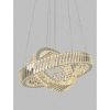 Kryształowa lampa wisząca CANLIRA LE45155 LED 80W 3000K przezroczysta