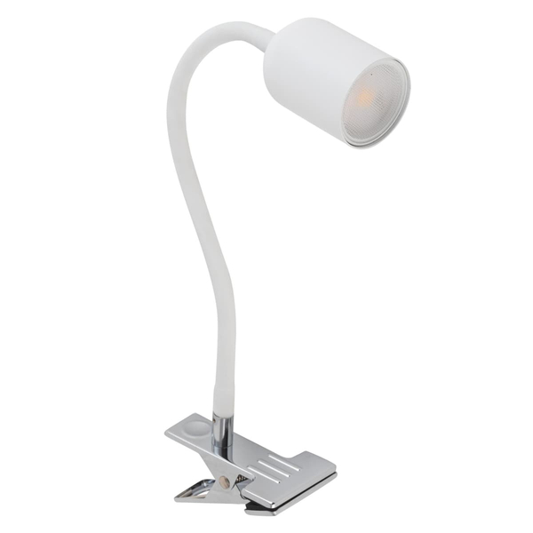 Lampka biurkowa z klipsem Top 4559 TK Lighting na wysięgniku metalowa biała