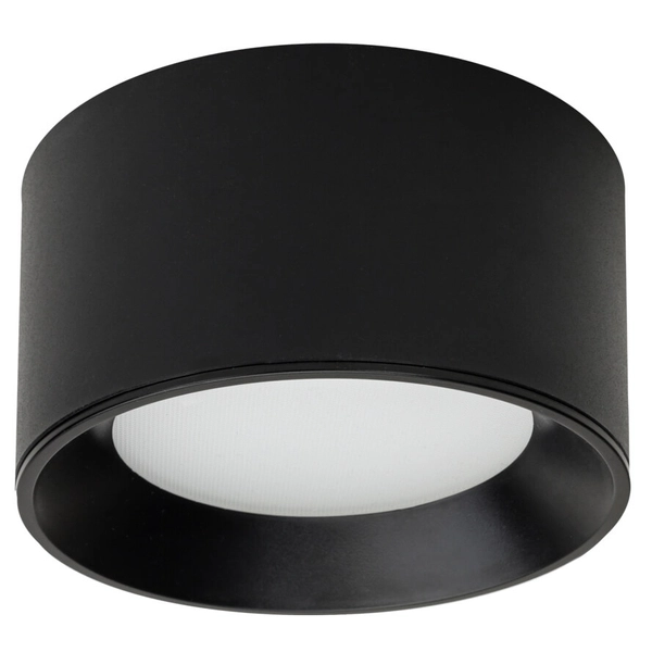 Sufitowe oczko ledowe Sirius WG-604A/BJ-WW/MULTI Italux LED 8W 3000-4000K IP44 czarna