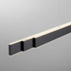 Lampa wisząca  nowoczesna PURE-LUME antracyt LED 76W 2700-5000K podłużna listwa do salonu 2738-13