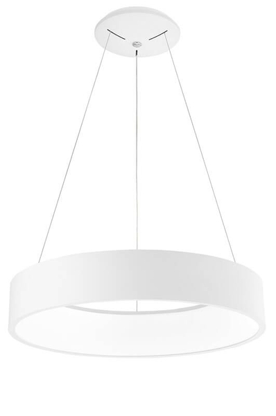 Skandynawska lampa wisząca Tome Smart circle LED 42W 3000K biała