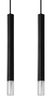 Czarna lampa wisząca SL.0961 minimalistyczne tuby do salonu