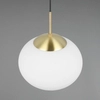 Lampa wisząca nad wyspę FOMENTO 363100108 Trio zwis bańka biały złoty outlet