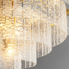 Lampa zwis Iceland ST-6308-6 Step lód kryształki pałacowa do salonu złota