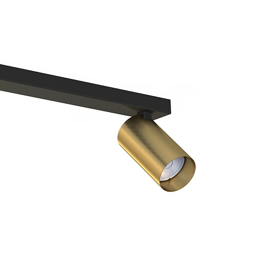 Kierunkowa lampa sufitowa Mono 7783 kuchenny spot czarny złoty