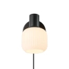 Regulowana lampa ścienna Milford 2412631003 szklana czarny