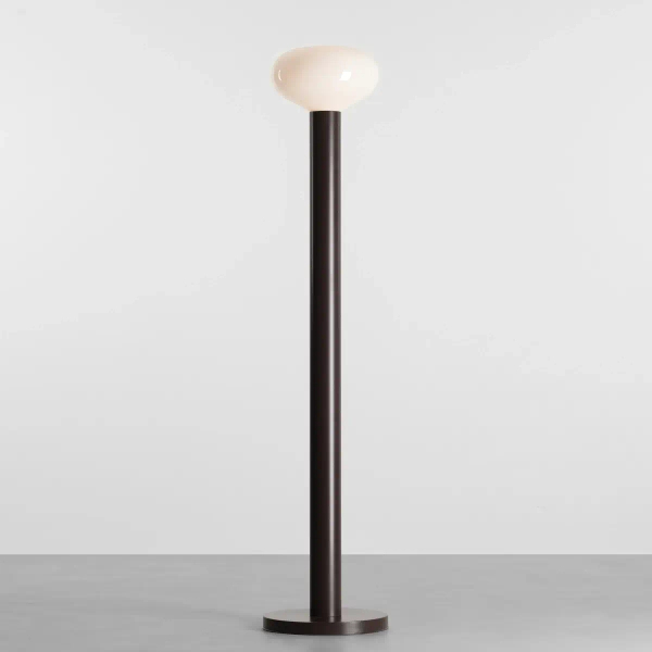 Stojąca owalna lampa Flo Floor Mokka 7000A28_M brązowa