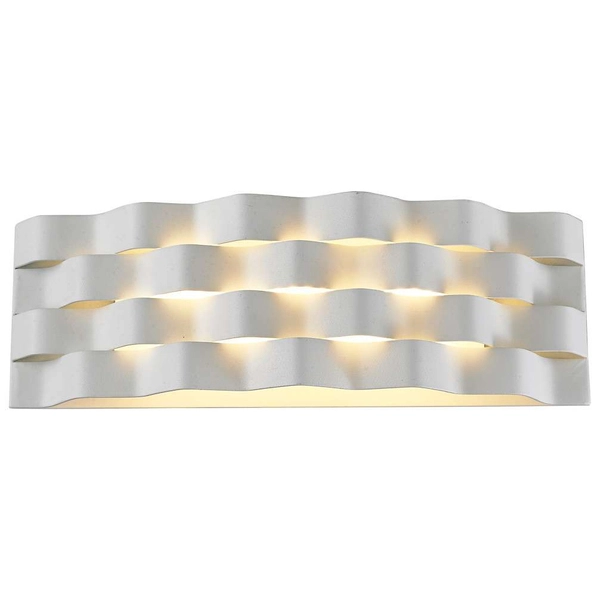 Kinkiet LAMPA ścienna VERIGO MB1401L Italux modernistyczna OPRAWA metalowa LED 6W 3000K art deco biała