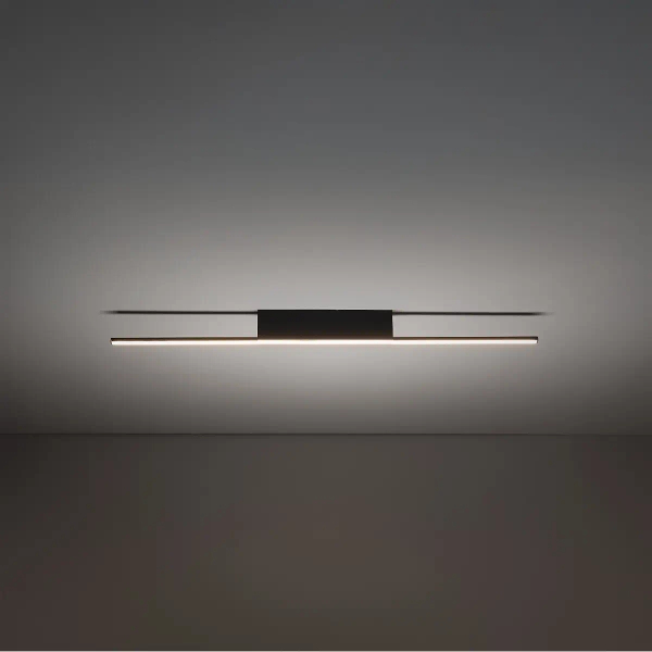 Sufitowa lampa do salonu GIAVELLOTTO 11886 LED 18W 3000K podłużna czarna