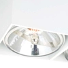 Downlight LAMPA sufitowa ALIANO 2 LP-9S21/2 SM WH Light Prestige metalowa OPRAWA natynkowa prostokątna biała