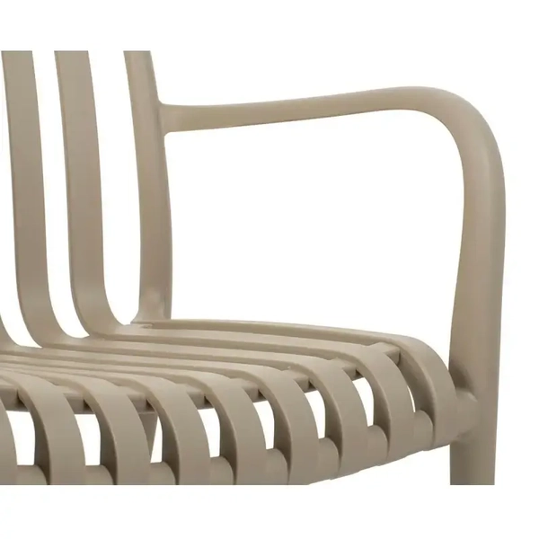 Krzesło na zewnątrz STRIPS KH1501100283 King Home minimalistyczne beżowe