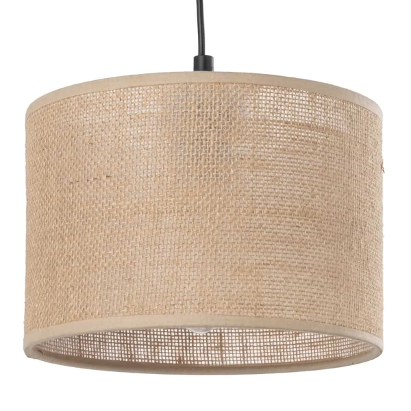 Kinkiet ekologiczny okrągły Juta 6858 TK Lighting rustykalna brązowa