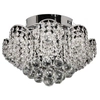 Plafon LAMPA sufitowa VEN W-E 0880/7 kryształowa OPRAWA glamour LED 7W krople drops przezroczysta