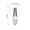 Żarówka żarnikowa 93019 Endon LED E14 4W 420lm 2700K ściemnialna