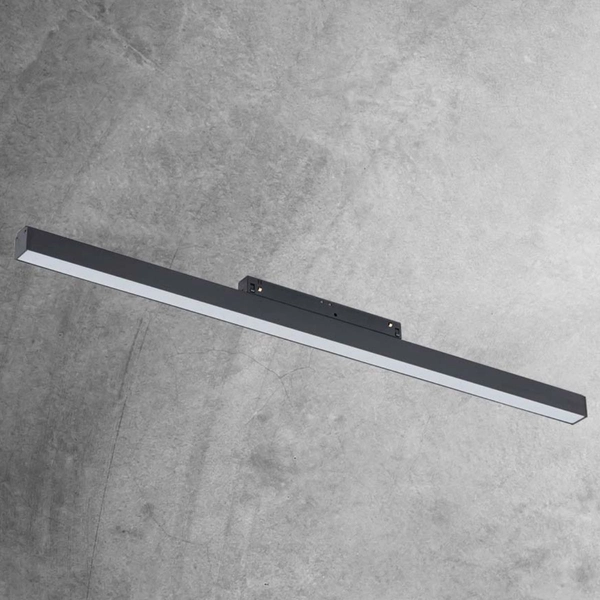 Podłużna lampa Komatsu 6546 Shilo LED 24W 4000K do szyny magnetycznej czarna