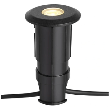 Oczko wpuszczane Garden 107284 LED 0,8W 3000K IP44 na balkon czarne