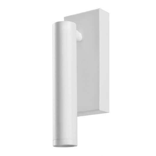 Minimalistyczny kinkiet ścienny Roll 50910101 Kaspa LED 4,2W 3000K z regulacją biały