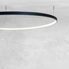 Plafon lampa nowoczesna Agari 1330 LED 38W 3000K czarna do pokoju