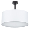 Sypialniana lampa sufitowa Rondo 4243 TK Lighting okrągła z tkaniny biała