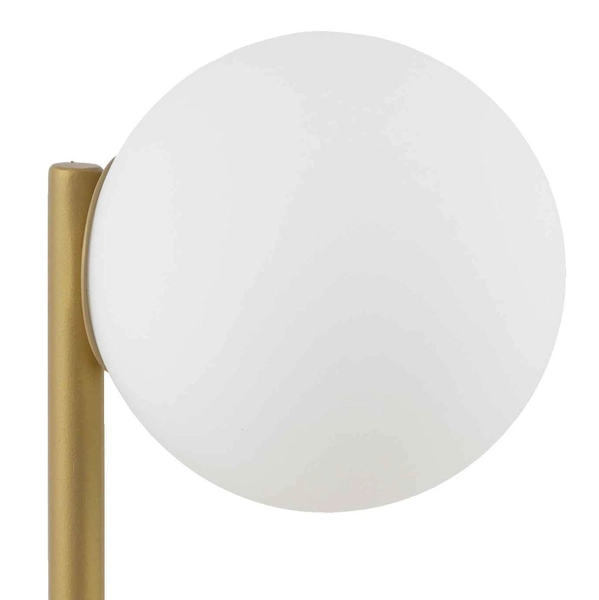 Biurkowa LAMPKA loftowa GAMA 50274 Sigma stojąca LAMPA stołowa kula ball biała