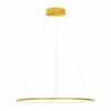 Wisząca lampa złota pierścieniowa LED 32W 3000K barwa ciepła nad stół SLD/000061/3000/G
