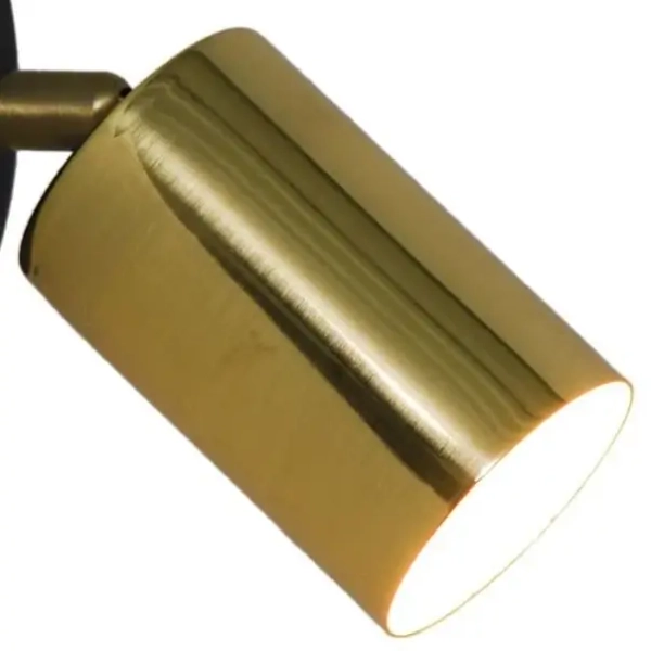 Kinkiet ścienny tubka VILA GU13013C-1R regulowany złoty czarny