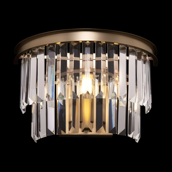 Kinkiet kryształ Revero MOD085WL-01BS Maytoni glamour mosiądz