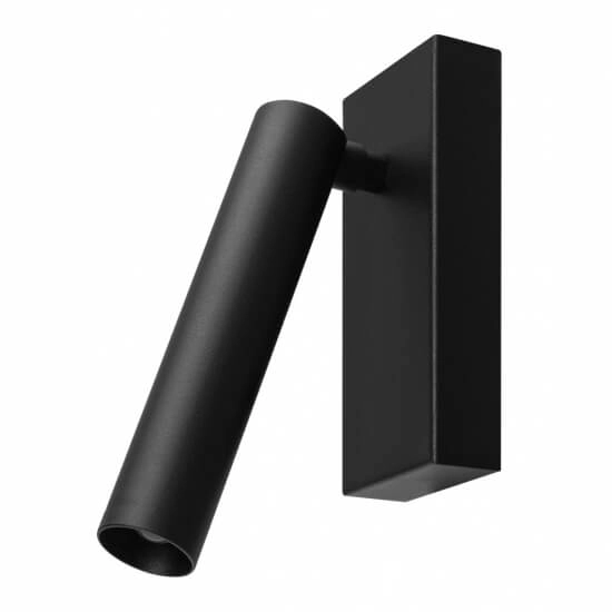 Ścienna lampa LED Roll 50918102 Kaspa 4,2W 3000K tuba do salonu czarna