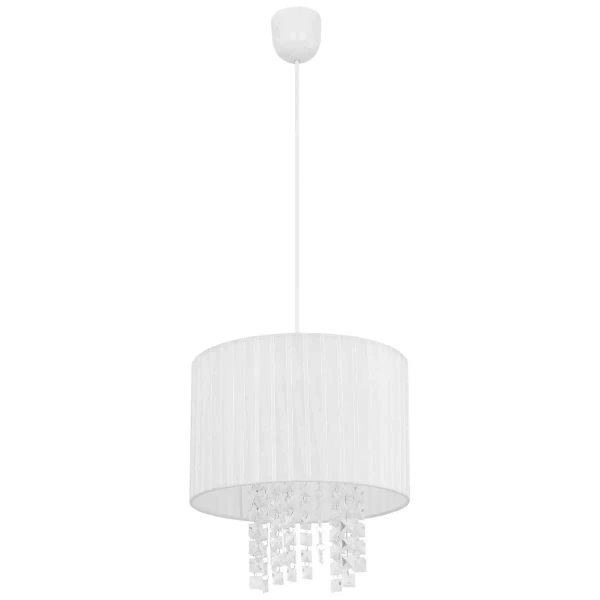 LAMPA wisząca PYRA 15098 Globo zwis OPRAWA glamour kryształki biała
