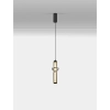 Szklana lampa wisząca GLORICA LE45190 LED 13W 3000K szary