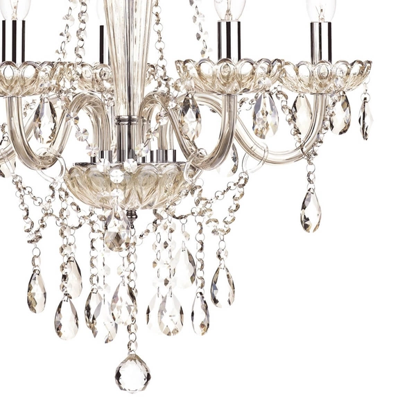 Świecznikowy żyrandol RAPHAEL RAP0506 szampański chrom