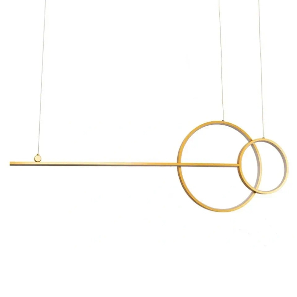 Wisząca lampa z pierścieniami RAGE złota MSE1501100555 1xLED 30W 3000K ringi