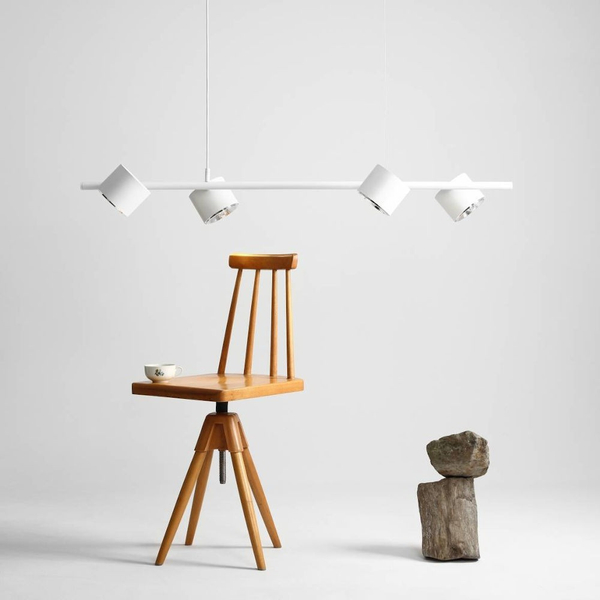 Regulowana lampa wisząca BOT 1046L Aldex reflektorki na listwie