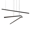 LAMPA wisząca TRIO P0311D Maxlight metalowa OPRAWA listwy LED 36W 3000K designerskie czarne