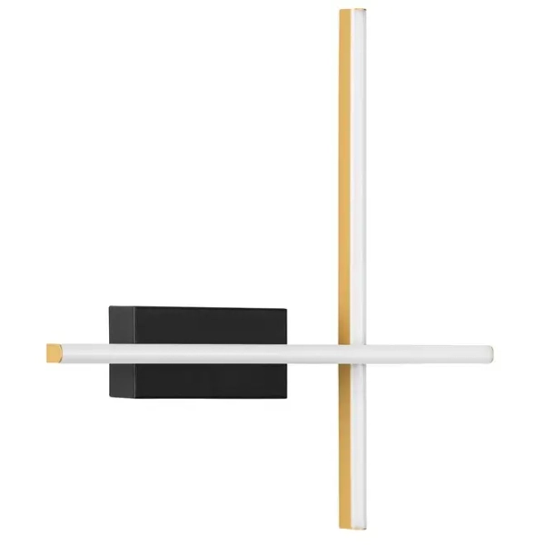 Ledowa ścienna lampa CATERVO LE45473 LED 14W 3200K czarna złota