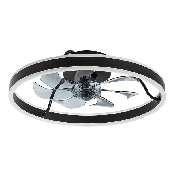 Sufitowy wiatrak z modułem LED Fanfy czarny biały 71337 40W 3000-6000K CCT