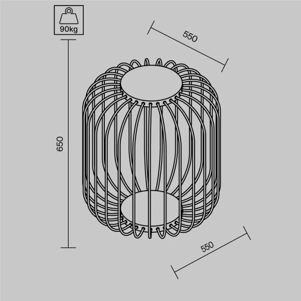 Ogrodowe oświetlenie naziemnie Wisp O478FL-L18GF3K LED 18W 3000K IP54 czarna