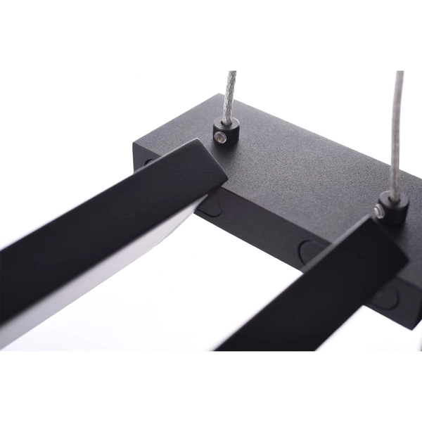 Ledowa lampa wisząca Flash do salonu LED 54W czarna