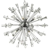 Designerska wisząca lampa Exodus EXO0850 kryształowa chrom