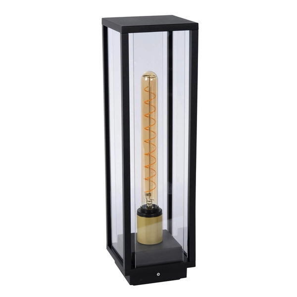 Zewnętrzna lampa stojąca Laurens 27805/50/30 Lucide IP54 loftowa czarna