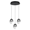 Loftowa lampa wisząca PAMELA AZ6268 LED 15W 3000K przydymiona czarna