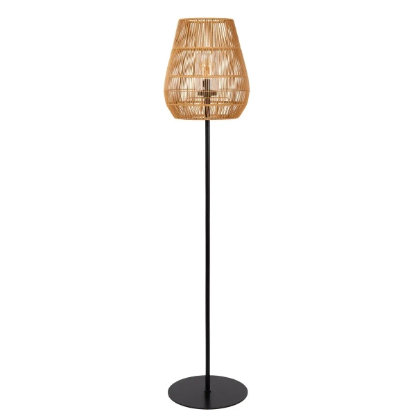 Lampa podłogowa NERIDA 03845/81/72 IP44 do salonu drewniany