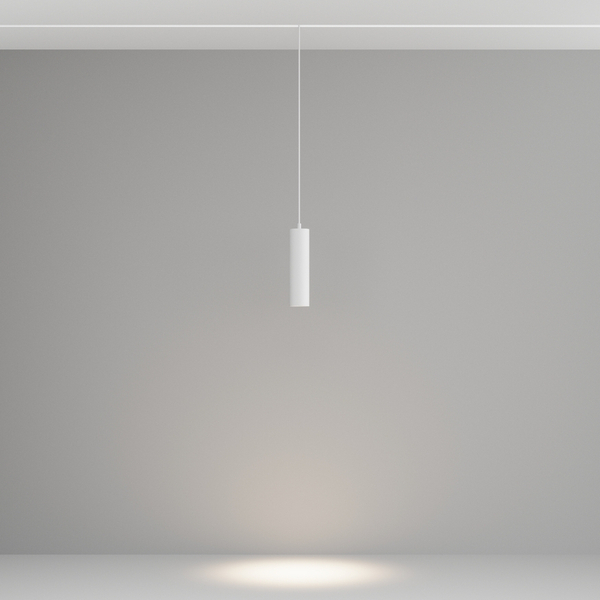 Podwieszana lampa magnetyczna Focus TR041-2-12W4K-W LED 12W 4000K tuba biała