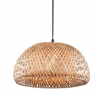 Lampa wisząca ekologiczna Parral LE42138 bambusowa beżowa