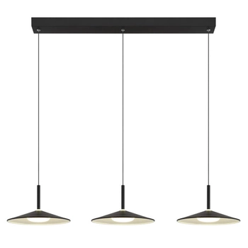 Zwisająca lampa potrójna Lampone 15635S-3 LED 24W 4000K czarny