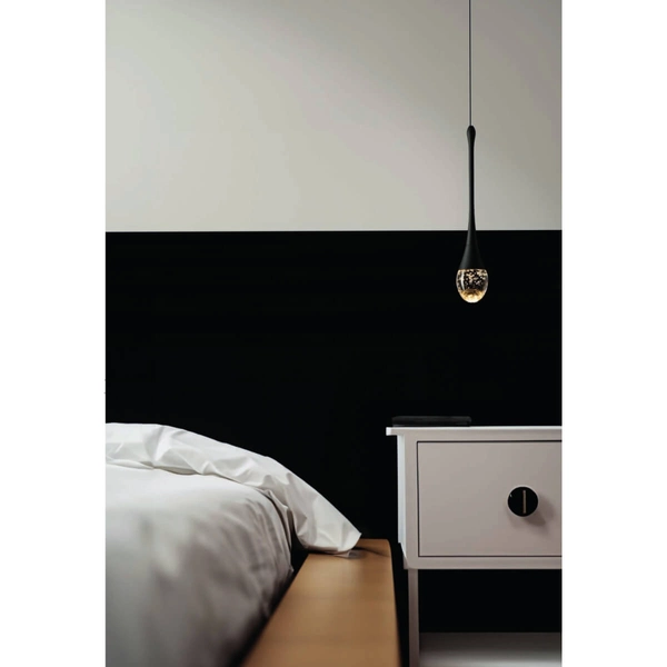 Nowoczesna lampa zwis DALMA AZ6006 Azzardo LED 4W 3000K przezroczysty złoty